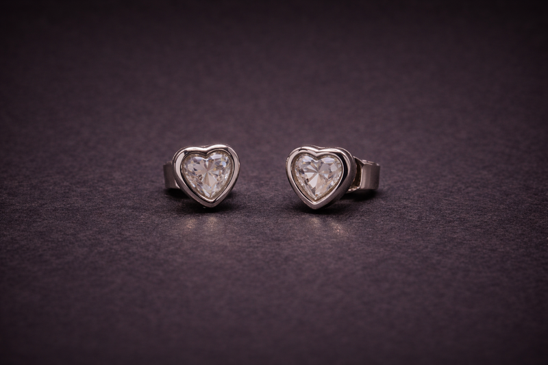 The Heart Stud 0.6ct