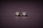 The Heart Stud 1.0ct