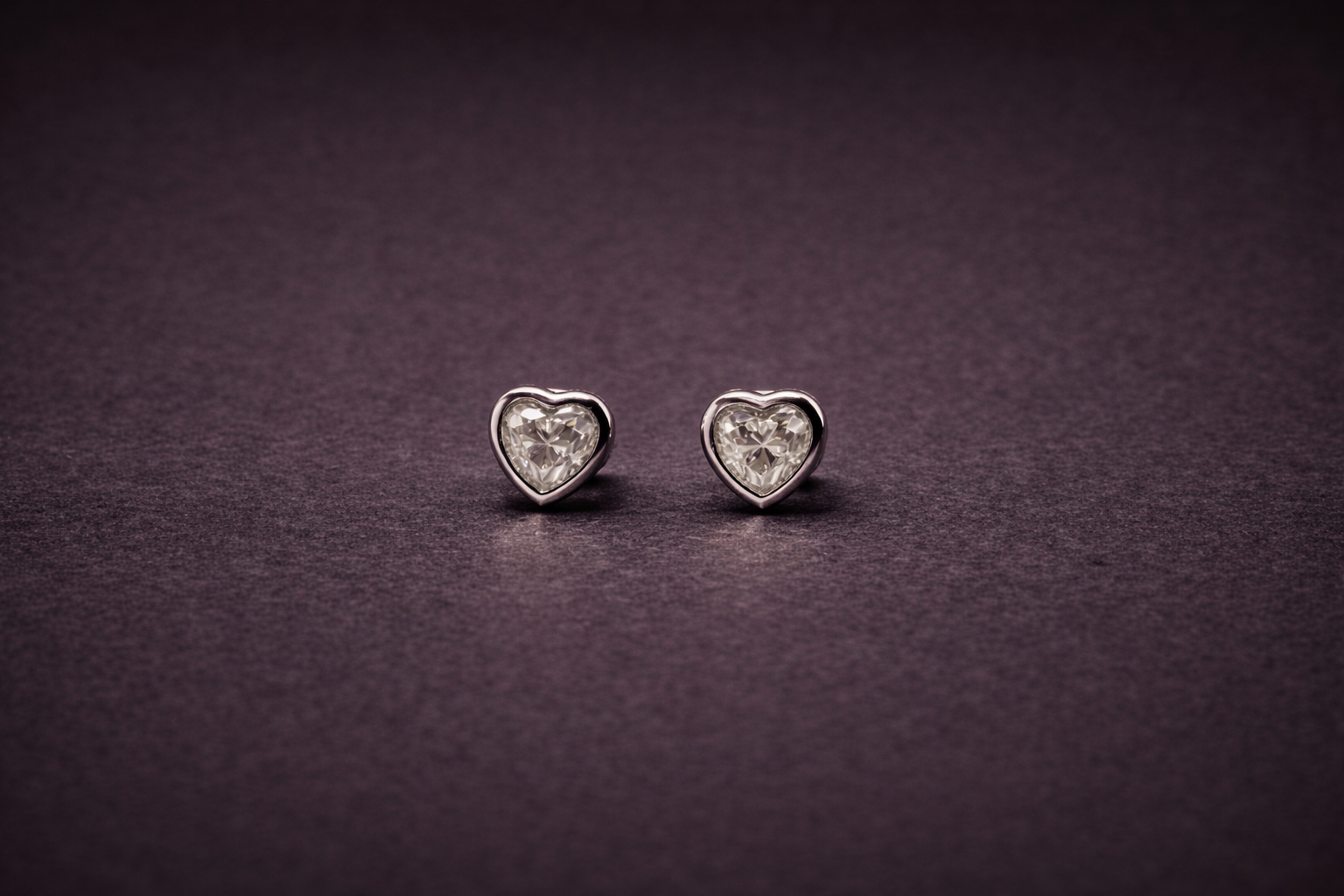 The Heart Stud 1.0ct