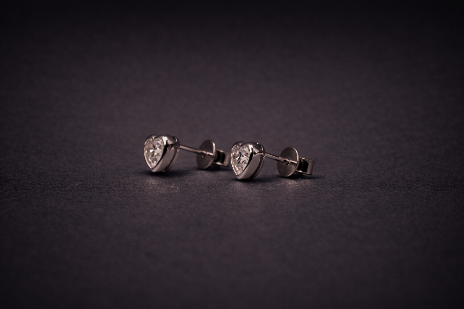 The Heart Stud 1.0ct