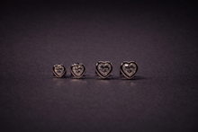 The Heart Stud 1.0ct