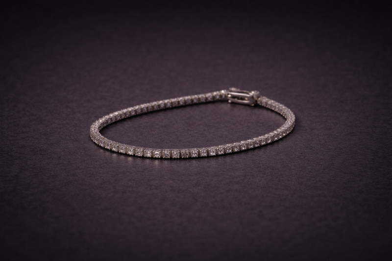 The Henri Tennis Bracelet 2mm