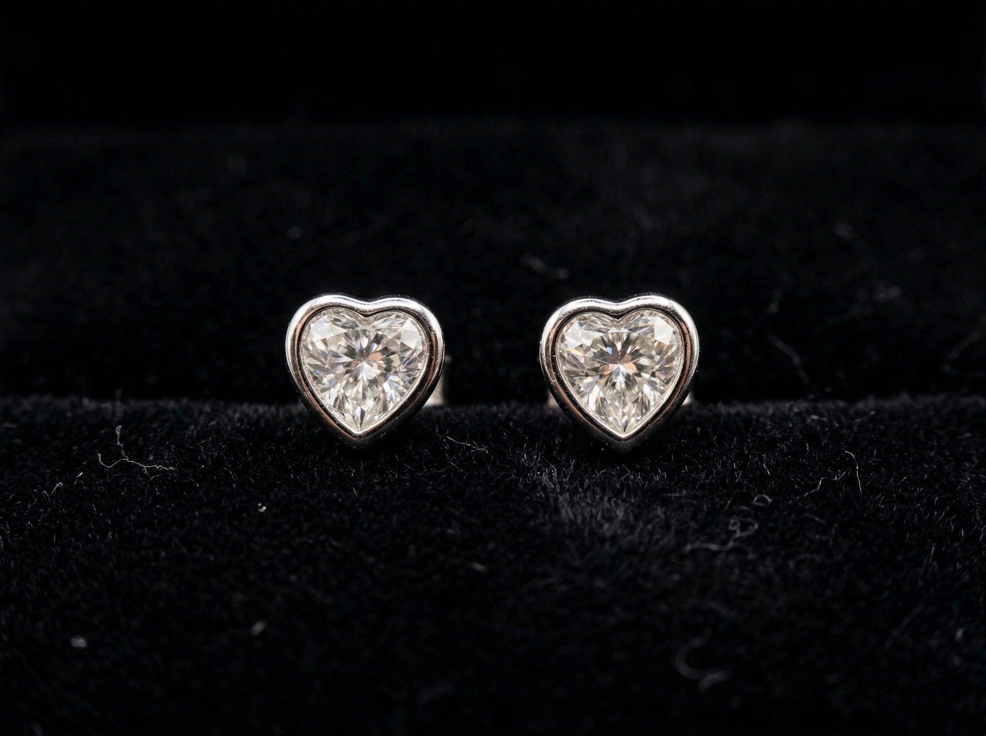 The Heart Stud 1.0ct